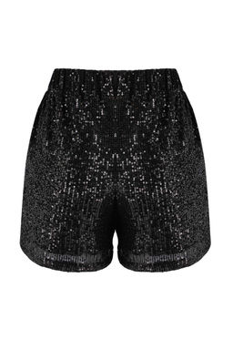 Siyah Dokumlu Beli Lastikli Payet Sort TPRAW26SR00003 - Trendyolmilla фото 10