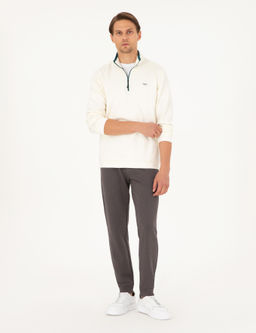 Ekru Regular Fit Sweatshirt - Pierre cardin фото 4
