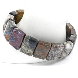 Браслет из Петерсита прямоугольник 17*12мм, 43,5г