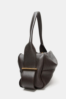 LEATHER SHOULDER BAG - Zara фото 7