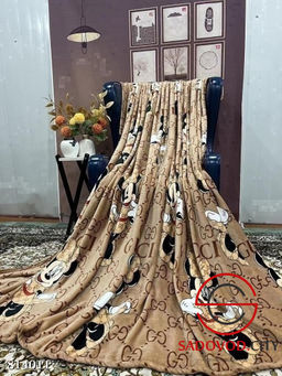 Плед с принтом 180*200 см.