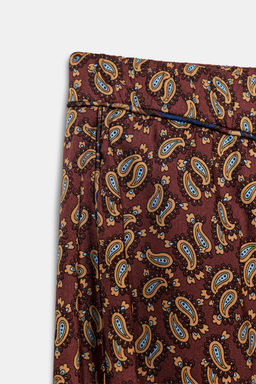 ZW COLLECTION PAISLEY PYJAMA TROUSERS - Zara фото 5