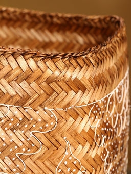 Корзинка плетёная «Марокко», 23×23×30 см