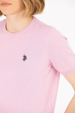 Свитер U.S. Polo Assn Магнолия с круглым вырезом из хлопка  фото 21