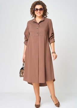 Платье EVA GRANT 7168 капучино