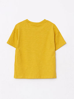 Bisiklet Yaka K?sa Kol Bask?l? Pamuklu Erkek Bebek Ti??rt - Waikiki фото 2