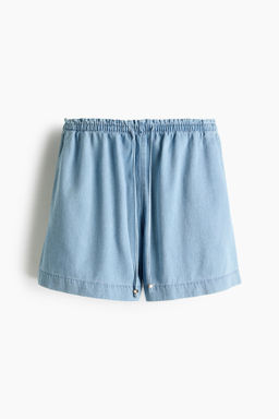 Pantal?n corto en denim con cord?n de ajuste - H&m фото 3