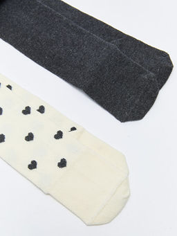 Desenli K?z Bebek K?lotlu ?orap 2li - Waikiki фото 2