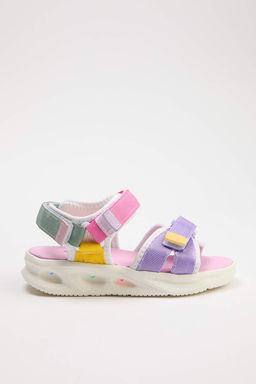 Pembe Is?kl? Kucuk K?z Cocuk Sandalet TAKSS26SD00004