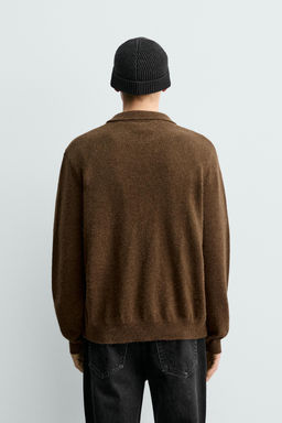 KNIT WOOL - ALPACA ORIGINS OVERSHIRT - Zara фото 3