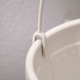 Цена за 2 шт. Кашпо подвесное, 2 л, пластик, бежевое