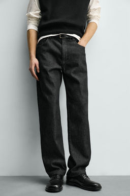 JEANS STRAIGHT FIT T?RMICO / Negro - Zara фото 5