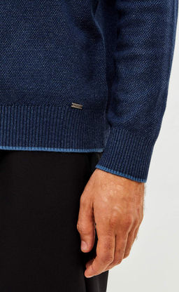 Джемпер F521-1566 d.blue - Fine joyce фото 6