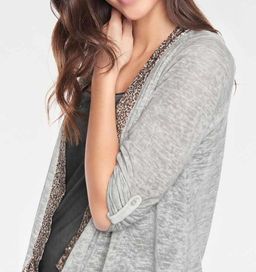 Кардиган, серый - Linea tesini фото 5