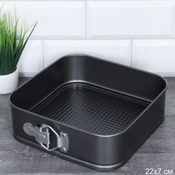 Форма для выпечки Кекса квадрат с клипсой 22х7 см / RSD-13 /