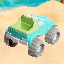 Набор для игры в песке «Джип», 4 предмета