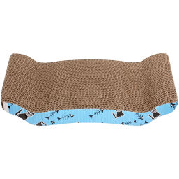 Когтеточка - лежанка "Царапкий Рай", цвет голубой, 43*21,3*4,5см