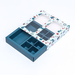 Коробка под 8 конфет и шоколад «С Новым годом!», 17.5×17.5×3.5 см