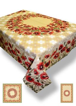 Венок маков- гобеленовая скатерть 140х140 см - Гобеленглавснаб фото 4