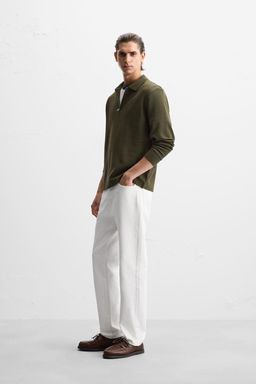 ZIP COLLAR POLO SHIRT - Zara фото 21