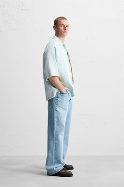 SHIRT WITH FLORAL EMBROIDERY - Zara фото 4