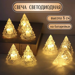 Свеча новогодняя (3580) 8см - Мой органайзер фото 3