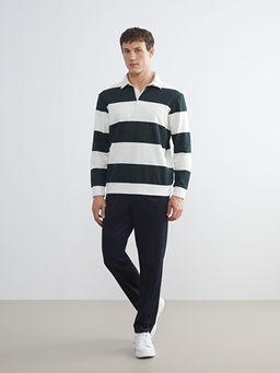 Polo Yaka Erkek Sweatshirt