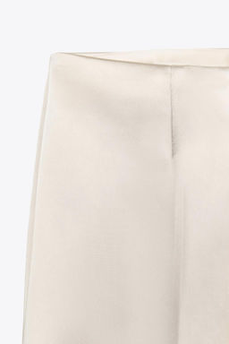 HIGH-WAIST SATIN TROUSERS - Zara фото 7