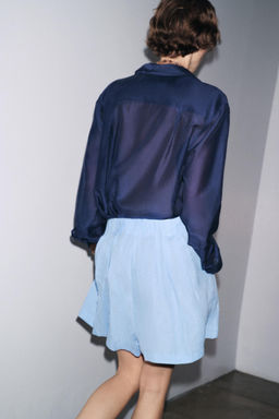 ZW COLLECTION SILK SHIRT - Zara фото 3