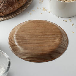 Тарелка Доляна «Заря», d=20 см, дерево, коричневая