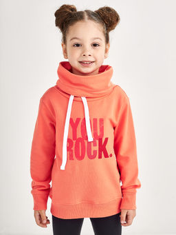 Толстовка для девочки UD 1529 персиковый
