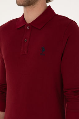 Erkek Bordo Basic Sweatshirt Sepette S_rpriz _ndirim - U.s. polo assn фото 7