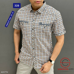 Рубашка мужская в клетку