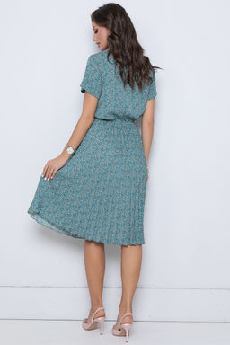 Платье Эмили Лето (гофре, грин) - Diolche фото 5