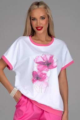Футболка Лорея (розовый) - Эльза фото 2
