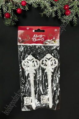 Новогодние украшения Ключики 5*14,5 см (2 шт) SF-6127 - Больше подарков фото 3