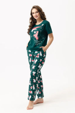 Пижама женская Привет, зима! - Оптима фото 2