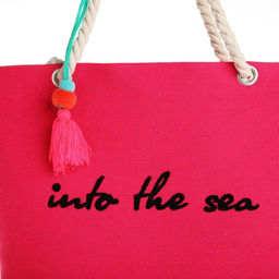 Сумка пляжная Into the sea, 50*34,5*14 см, розовый цвет - Nazamok фото 10