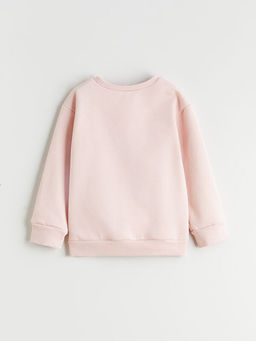 Bisiklet Yaka K?z ?ocuk Sweatshirt