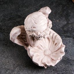 Фигура-подсвечник гипс Ангел с кувшинкой, 23?23?27 см, состаренный - Хорошие сувениры фото 6