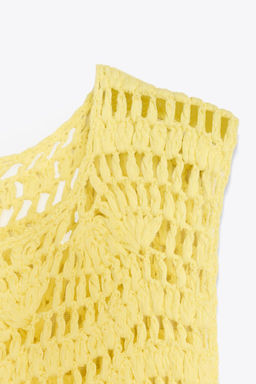 OPEN KNIT MINI DRESS - Zara фото 7