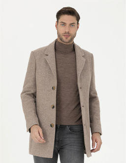 Kahverengi Y_n Kar___ml_ Ekstra Slim Fit Ka_e Kaban