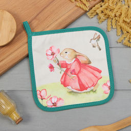 Прихватка Этель Кролик 19х19 саржа,100% х/л,ватин 250г/м2