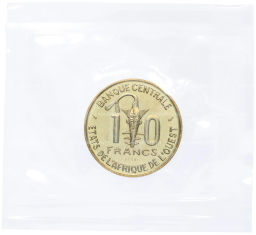 Монета 10 франков 1981 года Западная Африка (Западно-Африканский валютный союз, Проба)