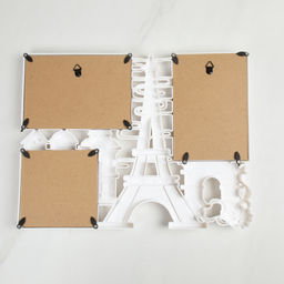 Фоторамка коллаж Париж 35х27 см / 120 /уп 48/ 3 фото белая ПРОМО АКЦИЯ - ГалеонТрейд фото 4