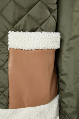 TRENDYOLMILLA Haki Kapitone Pelus Detayl? Mont TWOAW24MO00310 фото 7