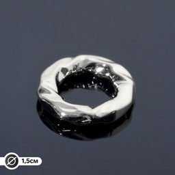 Подвеска родированная «Атмосфера» круг, d=1.2 см цвет серебро