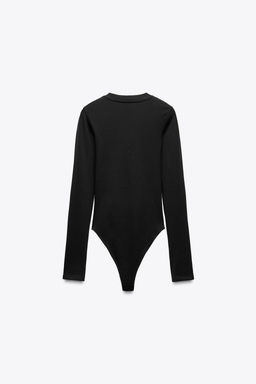 COTTON MODAL BODYSUIT - Zara фото 12