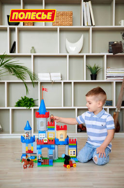 Конструктор Макси - Замок (169 элементов) (в коробке) - Полесье фото 9