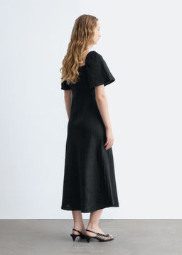 Vestido midi de lino - H&m фото 4